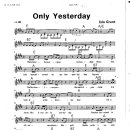 Isla Grant / Only yesterday 악보 이미지