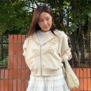 장미한스푼 | 러플 한 스푼 , 시눈 로즈 프릴 후드 집업 후기 봄 아우터 추천
