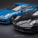 2021 Porsche 911 Turbo S with Sport Design Package, Oslo Blue 이미지