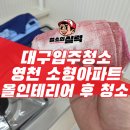 청솔약품 | 영천입주청소 청솔아파트 18평 니코틴과 백시멘트까지 완벽 제거 후기