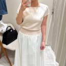 (주)보우 | 25SS 시에 sie 4/22 신상 입어보기 (베니아 니트, 리앤 티셔츠, 보우 타이 스커트, 시아 스커트)
