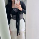 메리제인타임즈 | (뀰리뷰) 쓰리타임즈 슬릿 스커트, 텐셀 타이 가디건, 릴리 탱크탑 후기