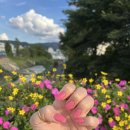 남한산성입구역 3번출구 | 성남 단대오거리 네일아트 숲네일 핫핑크 원컬러 예약 가격 후기