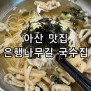 은행나무집 | 아산 현충사 곡교천 맛집 은행나무길 국수집 솔직 후기