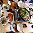 일품요리와 밑반찬 이미지