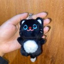 The Black Cat Keyring: A Meow-gical Treasure 🐈‍⬛🐾🍀💜 이미지