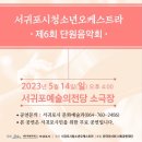 서귀포시청소년오케스트라 단원음악회 이미지