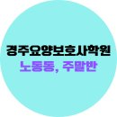 정성요양보호사교육원 | 경주요양보호사교육원 후기, 노동동 국비지원 개강일정