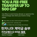 아프리카 PC | 아프리카 탄자니아 사파리 계약금 달러 해외 송금(WISE)