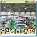 화진산업 2공장 | [공지] 500평 부품 제조 공장 구조물 철골 빔에 생긴 곰팡이 제거, 광주광역시 진곡산업단지