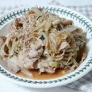 대패숙주볶음 대패삼겹살 요리 돼지고기 숙주볶음 숙주나물볶음 이미지