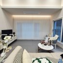 남양 | 남양커튼 시공 후기｜남양읍 루네뜨헤어 미용실, 거실커튼 설치 완료