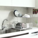 NEW쟁반 | 아이넥스 NEW 클린엣지S 올스텐 2단 슬림 식기건조대 활용해보기