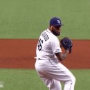 MLB 템파베이 마무리 호세 알바라도의 100마일 싱커 궤적.gif 이미지