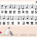 새찬송가 244장 구원 받은 천국의 성도들 이미지