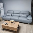 라자가구 | 라자가구 통가죽쇼파 김포 설치후기