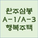 완주삼봉 A-3행복주택 | 완주삼봉(A-1, A-3BL) 행복주택 입주자격완화 추가모집