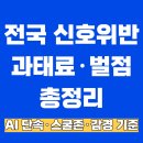 재난영상감시 CCTV, 자동음성통보시스템(1) | 전국 신호위반 과태료·벌점 총정리｜AI 단속·스쿨존·감경 기준