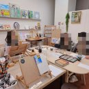 감성오일파스텔화 | 경기도 수원 광교 데이트코스 실내 이색 원데이클래스 (+크리스마스트리 그리기)