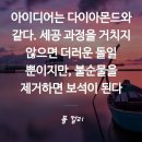 불순물을 제거하면 보석이된다 이미지