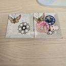 레진아트 공예 티코스터 제작 | 감성 공예 한 번에 배우기 한지 티코스터와 레진아트 스마트톡 수강생작품 토탈공예자격증 과정 수업중