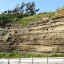 제주 수월봉 화산쇄설층 이미지