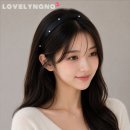 나나(NANA)헤어 | 심플하고 우아한 Lovely Nana 미니 진주 퐁퐁 벨벳 새틴 머리띠 신상 후기