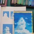 파스텔로 그리는 아름다운 풍경 이미지