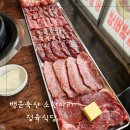 라페스타고기맛집 백운축산에서 가족외식