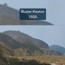 100년전 버스터 키튼(Buster Keaton)의 대역없는 액션 연기 이미지