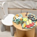 소꿉놀이 | 피에스타 원목 소꿉놀이 분식세트 🍡🩷 소꿉놀이 육아템 토이미소 감성육아 후기