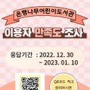 2022 도서관 이용자 만족도 조사 실시 이미지