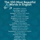 117 Most beautiful words in the English language 이미지