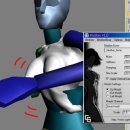 breasts bounce simulation by using blubber 1.0 Maxscript 이미지