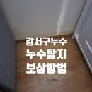 강서구 누수 탐지 보험으로 전액 보상받은 후기