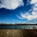 한강 산책 이미지