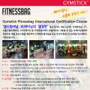 휘트니스백 국제자격증 과정 "Gymstick Fitnessbag International Certification Course" 이미지