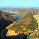 월류봉 둘레길 목교 화장실 이미지