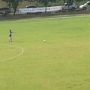 제49회추계한국중등(u-15)축구연맹회장배1학년대회＜아현중 /강태규＞" 빨렛줄 프리킥"장면... 이미지