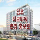 김포 한강신도시 리브타워 지식산업센터 업무시설 상가 분양 상담 안내 이미지