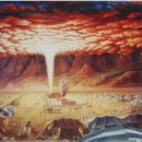 구름기둥 이미지