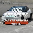 오로라매트 | 용인랩핑 테슬라 랩핑 OBEL MATTE AURORA WHITE 매트 오로라 화이트 후기