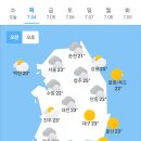 오늘의 날씨🌞☔️☃️, 2024년 7월 4일 목요일 이미지