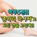 하루 5분! 종아리 마사지로 모든병을 고친다! 이미지