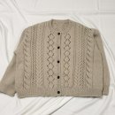 112901-나006-1 | [뜨개로그_006] @jiae_knit 블리스가디건 테스트니팅 후기 | 낙양모사 블리스 | 소매 경사뜨기