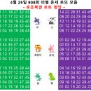 (주)코리아세븐부천원미으뜸점 | 4월 25일 로또 908회 예상번호, 908회로또 예상번호, 로또908회 1등 2등 당첨지역, 고정수 패턴 예상수...