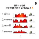 클투가 선정한 국내 마라톤 지옥의 고저도 top 7🔥
