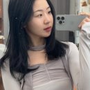일리고 셔링 볼레로 탑 핑크 그레이 (+착샷, 솔직 후기)