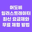 어도비 일러스트레이터 최신 요금제와 무료 체험 방법