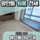 세븐일레븐 부산광안SK점 | 광안동 원룸 전세 혜신클라우드K 풀옵션